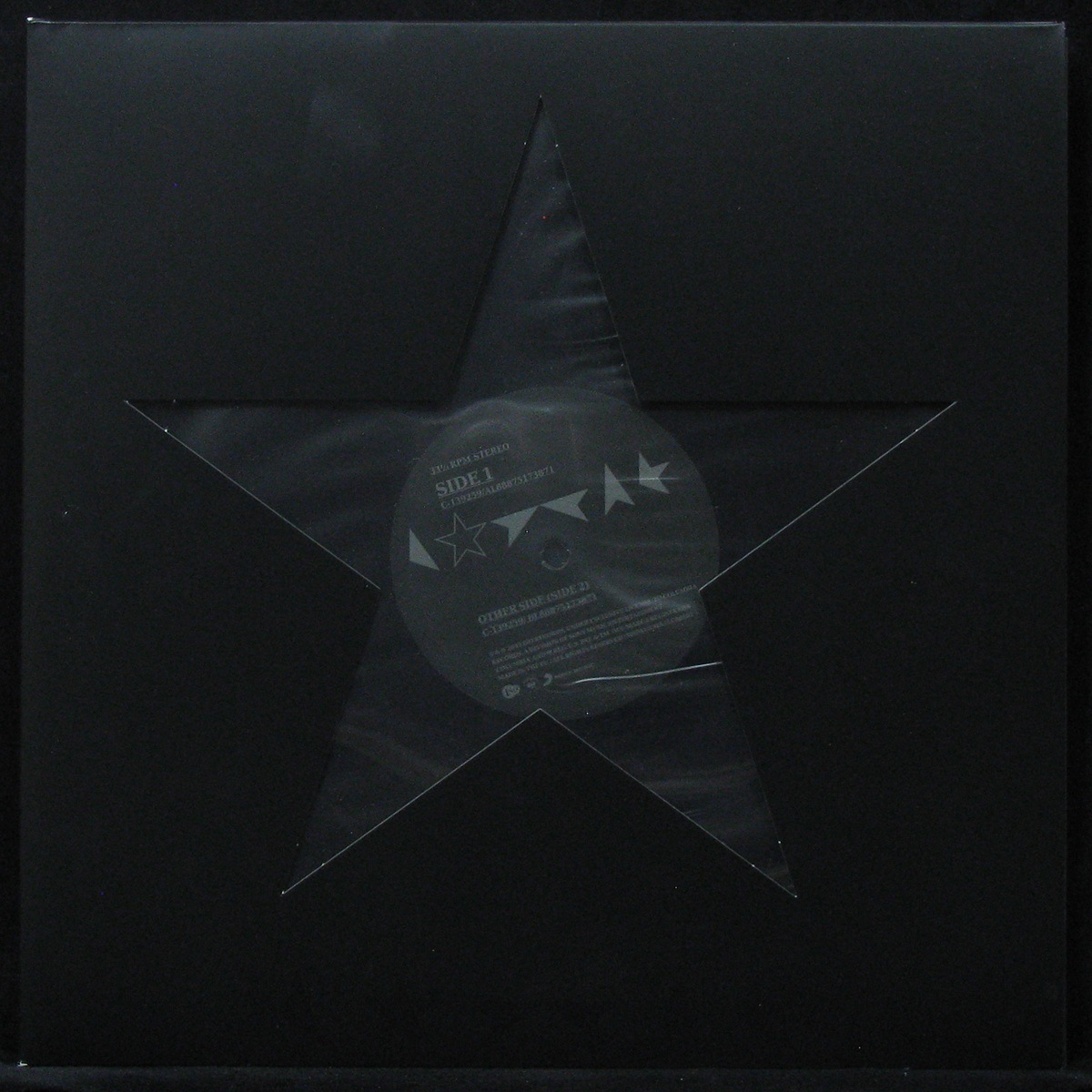 LP David Bowie — Blackstar (+ booklet) фото