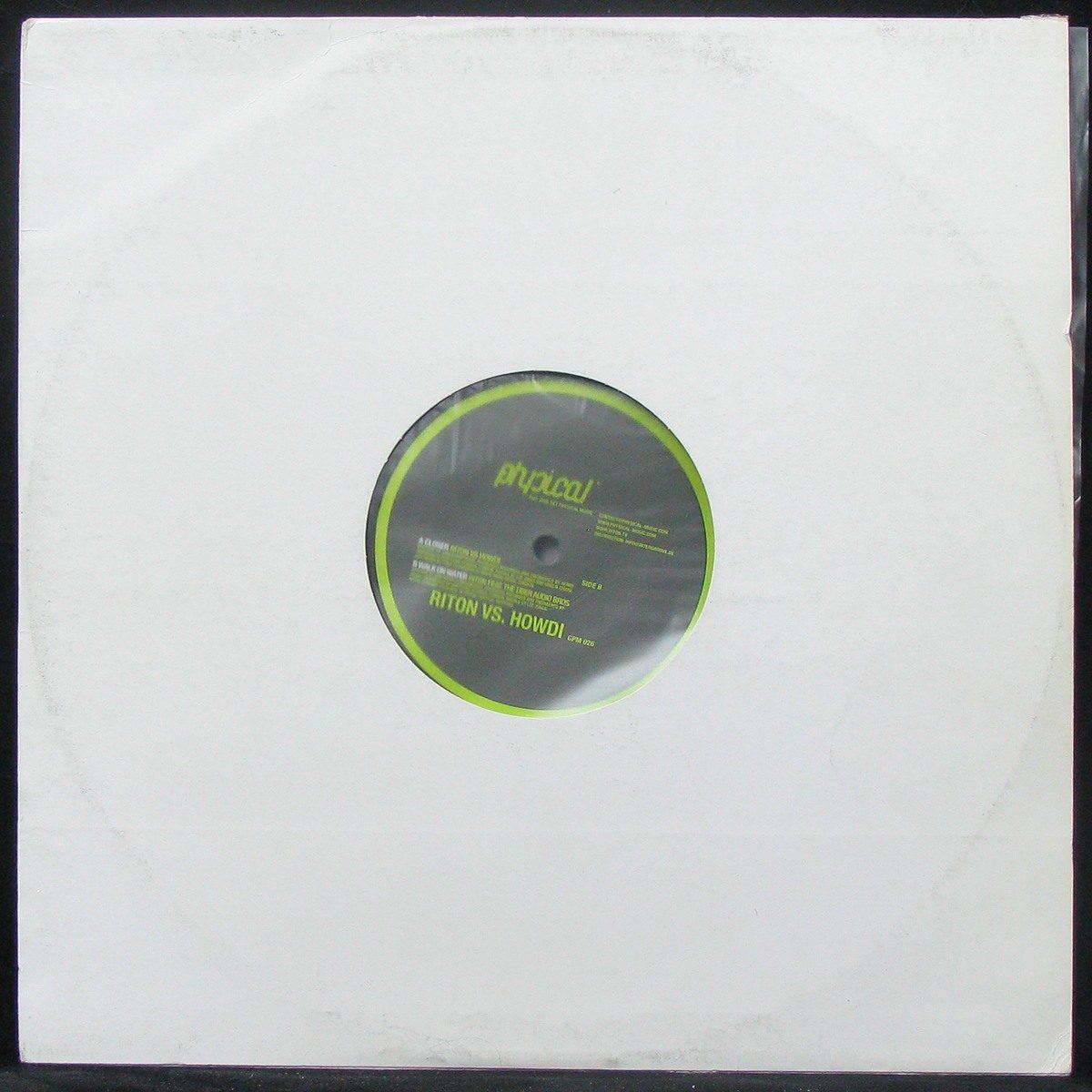 LP Riton vs. Howdi — Closer / Walk On Water (maxi) фото
