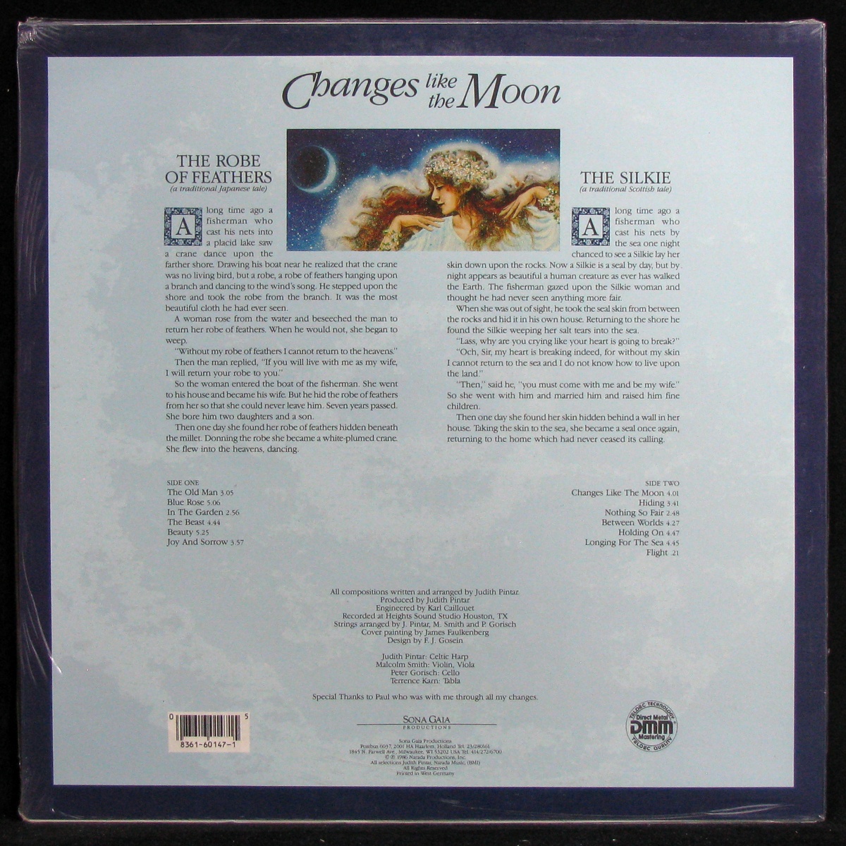 LP Judith Pintar — Changes Like The Moon (sealed original) фото 2