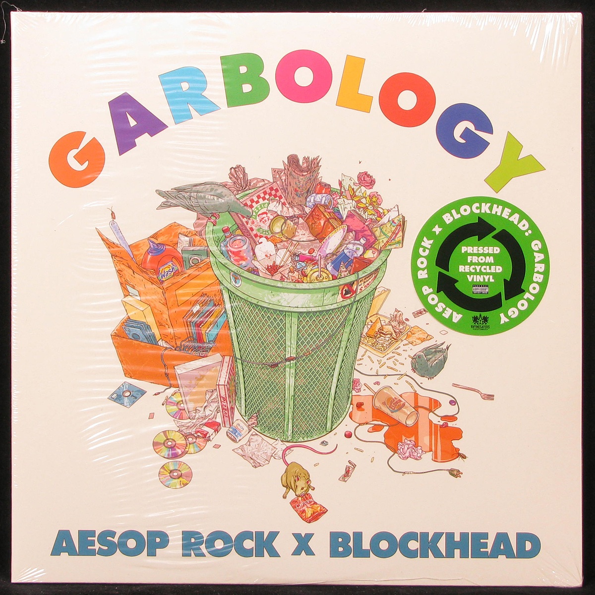 LP Aesop Rock / Blockhead — Garbology (2LP, coloured vinyl) фото