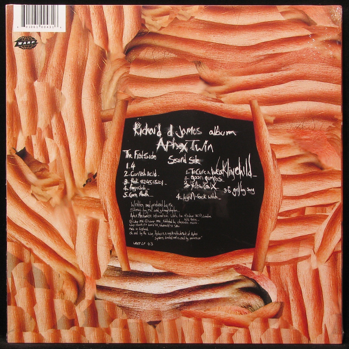 LP Aphex Twin — Richard D.James Album фото 2