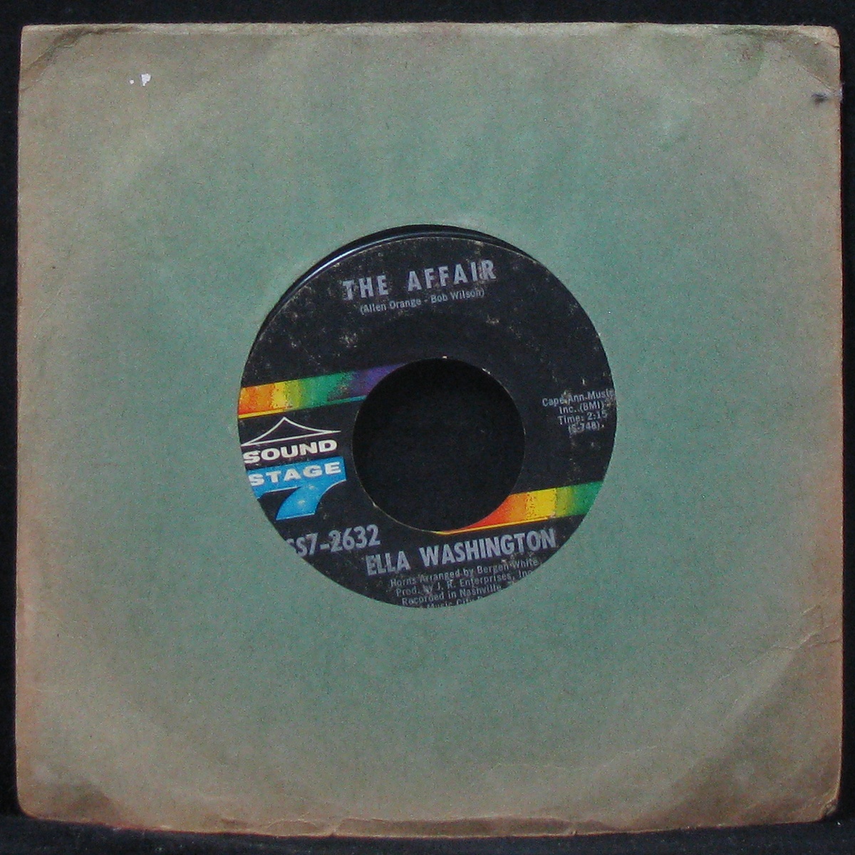 LP Ella Washington — Affair / Stop Giving Your Man Away (single) фото