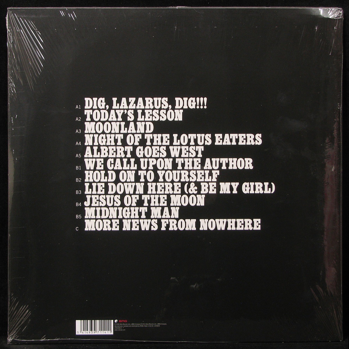 LP Nick Cave & The Bad Seeds — Dig Lazarus Dig! (2LP, + booklet) фото 2