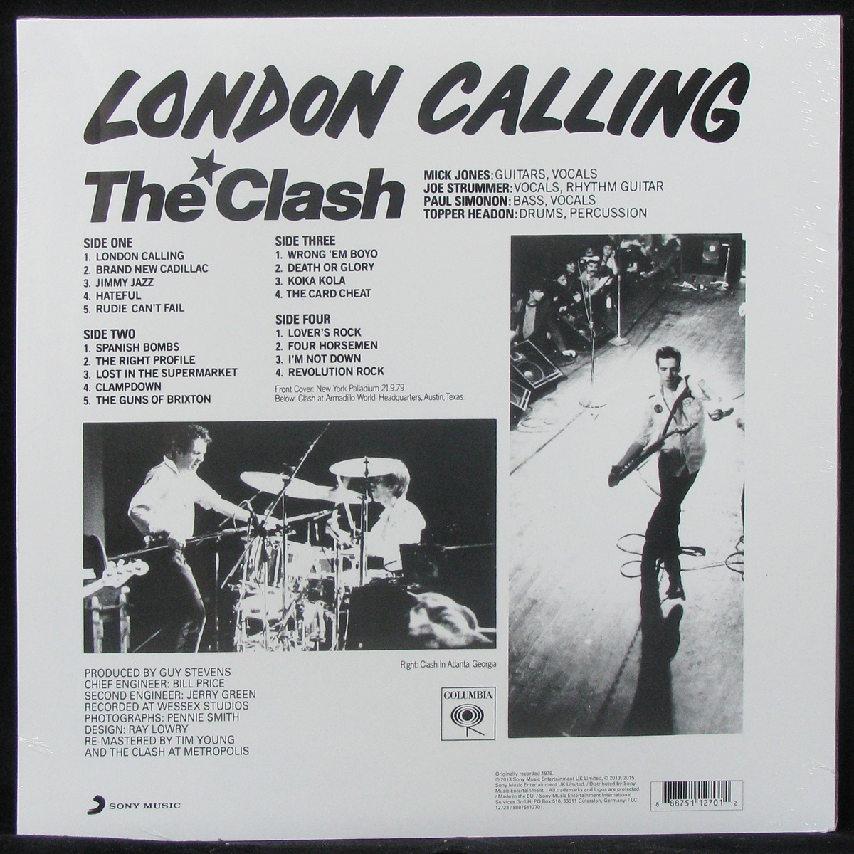 LP Clash — London Calling (2LP) фото 2