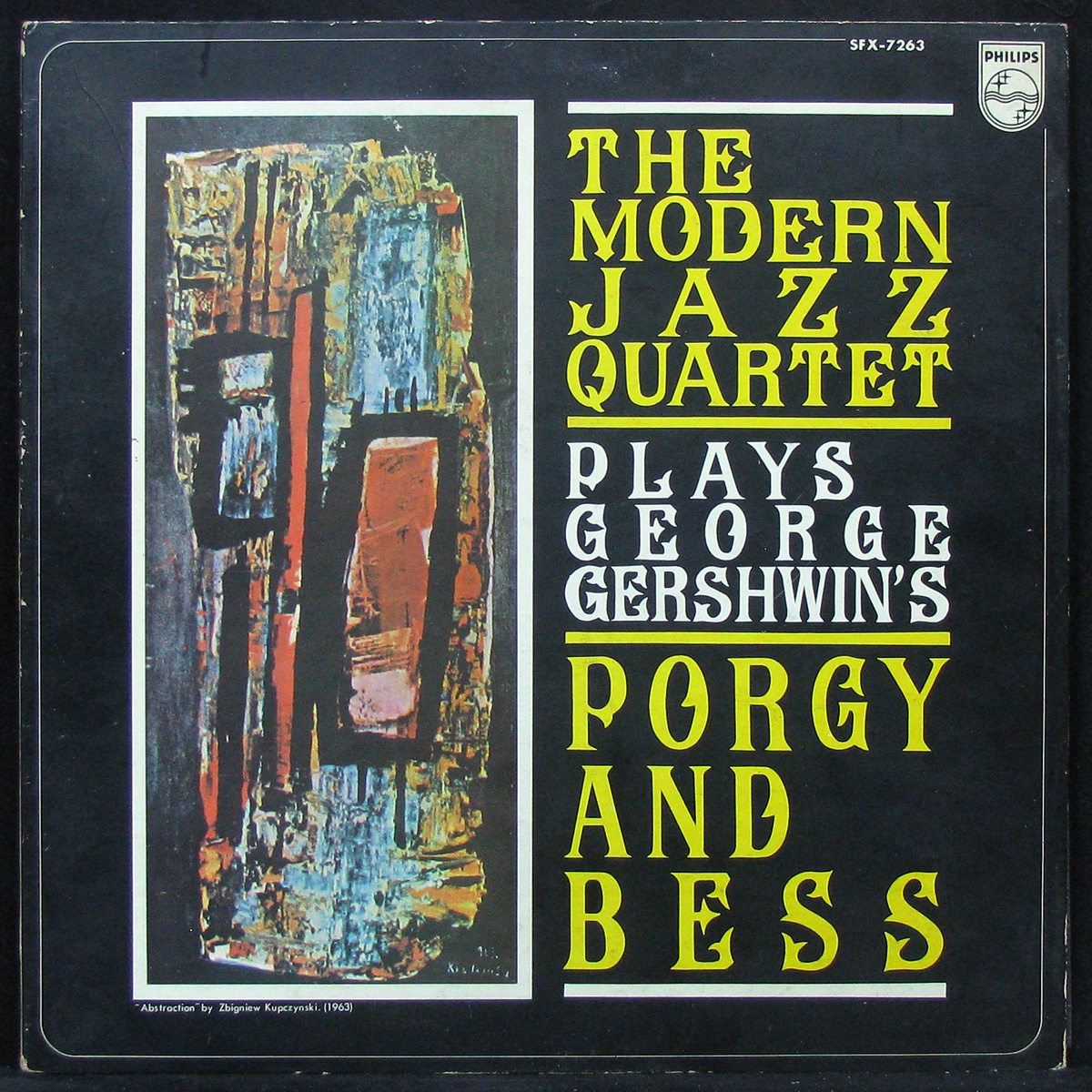 LP Modern Jazz Quartet — Modern Jazz Quartet Plays George Gershwin's Porgy & Bess фото