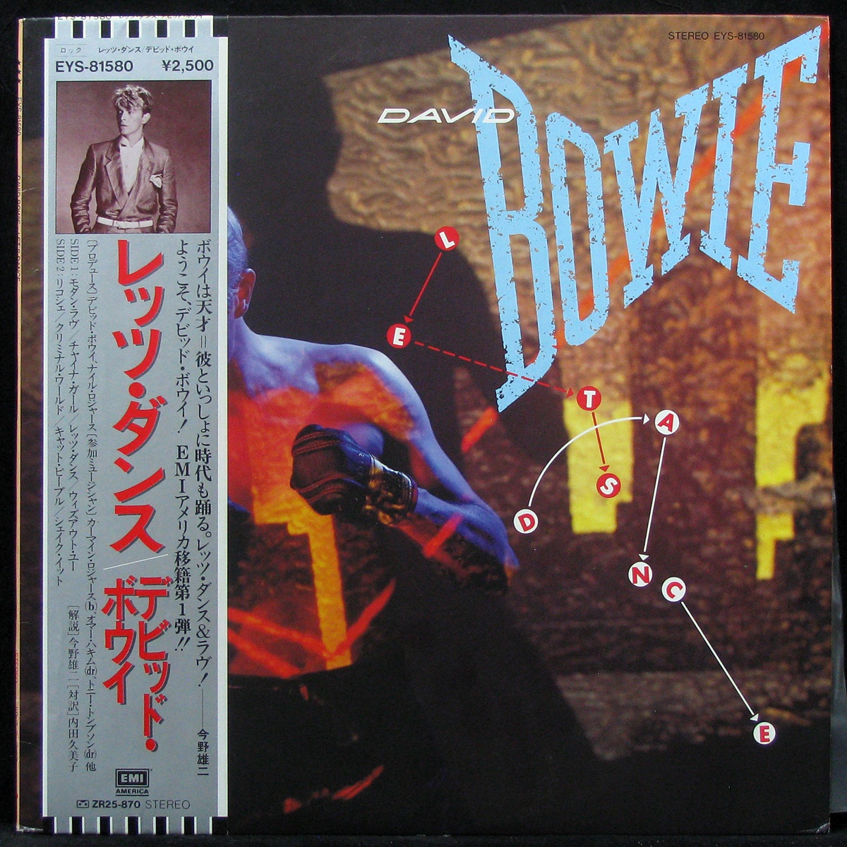 LP David Bowie — Let's Dance (+ obi) фото
