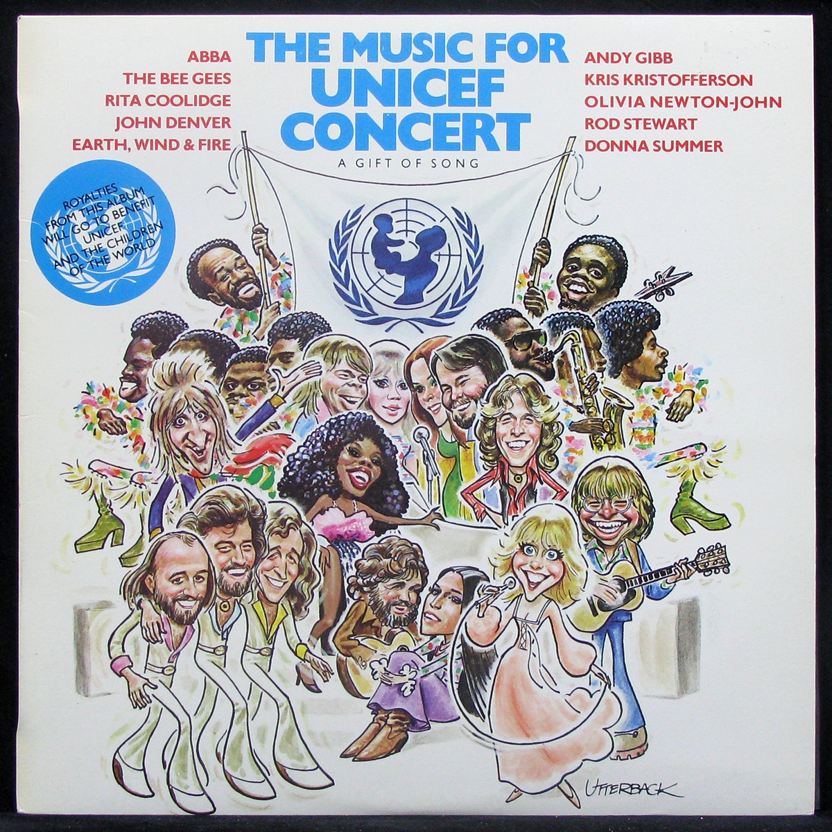 LP V/A — Music For UNICEF Concert - A Gift Of Song фото