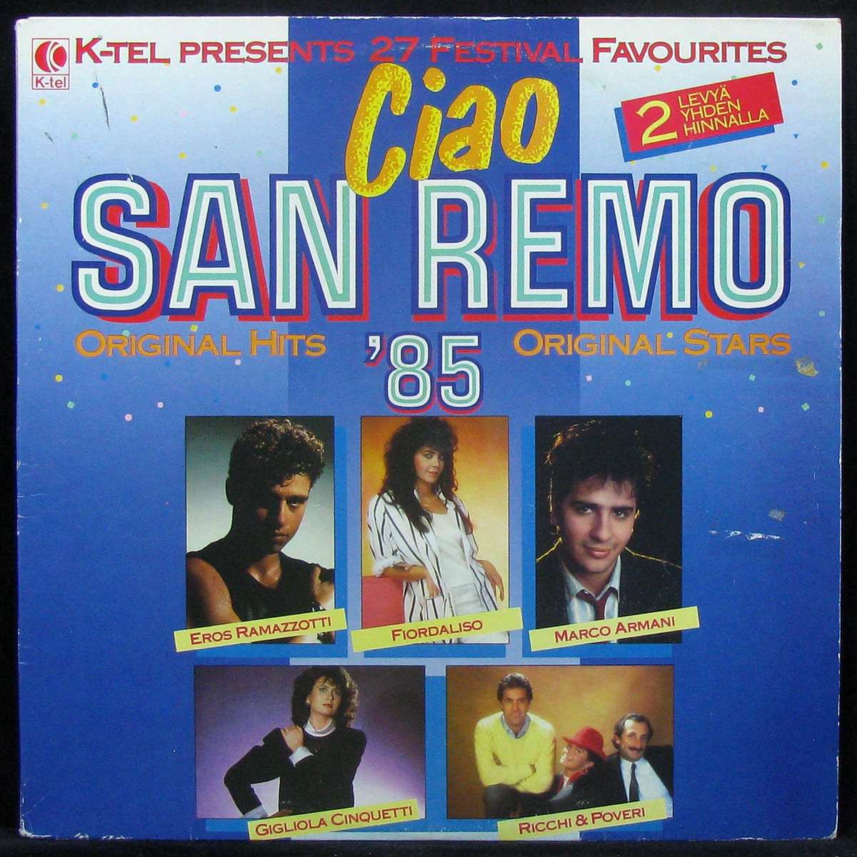 LP V/A — Ciao San Remo '85 (2LP) фото