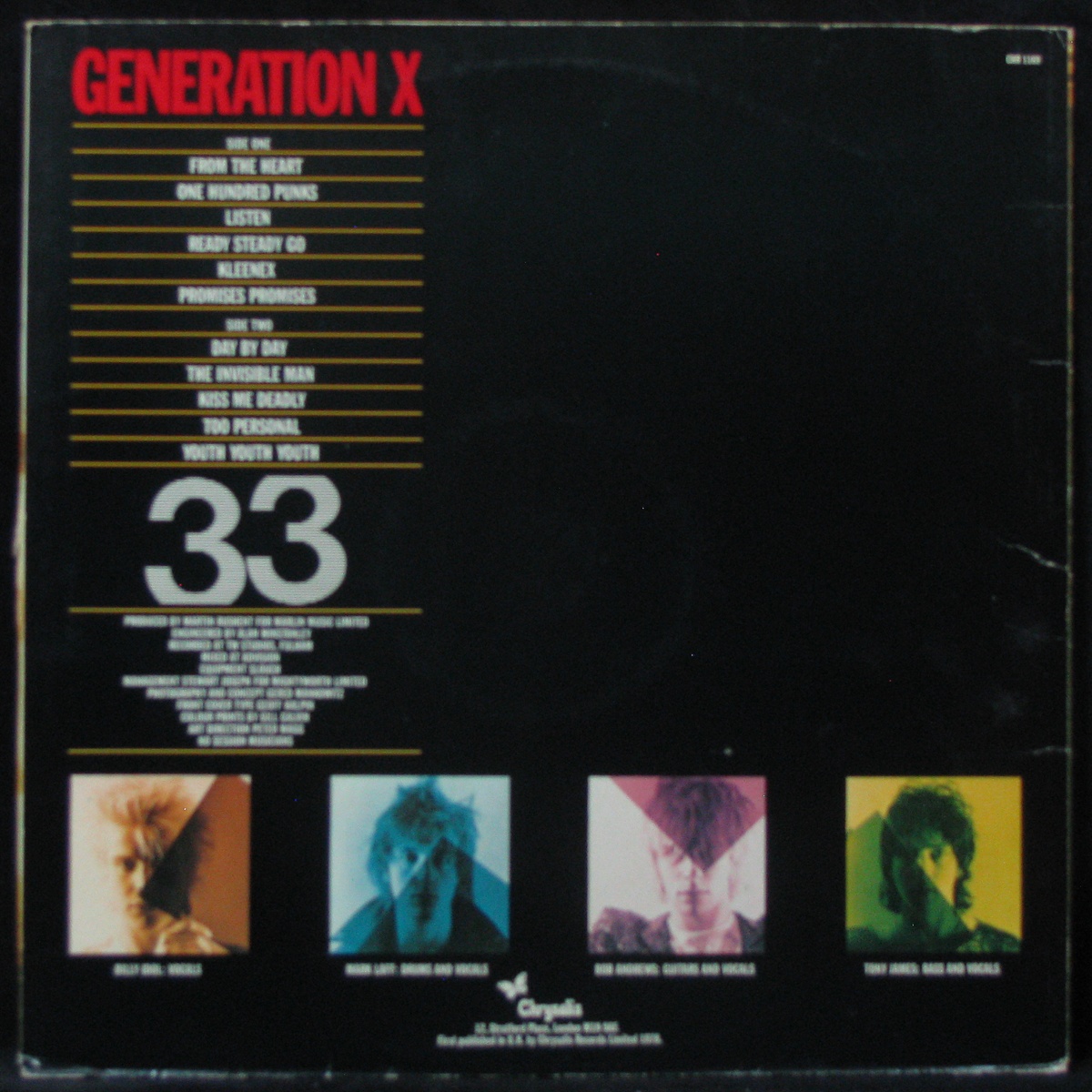 LP Generation X — Generation X фото 2