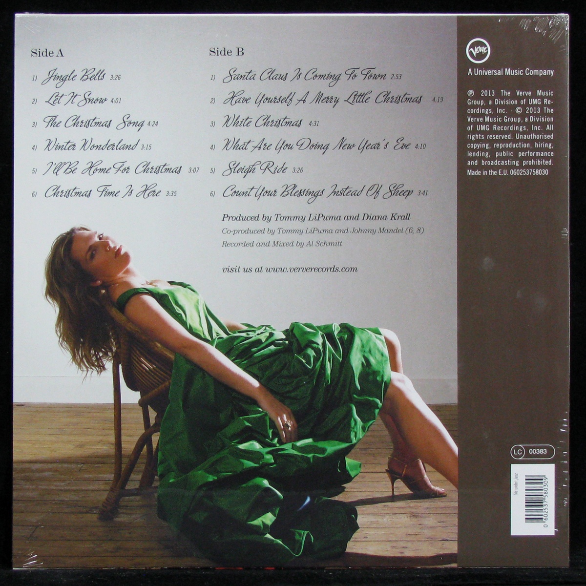 LP Diana Krall — Christmas Songs фото 2
