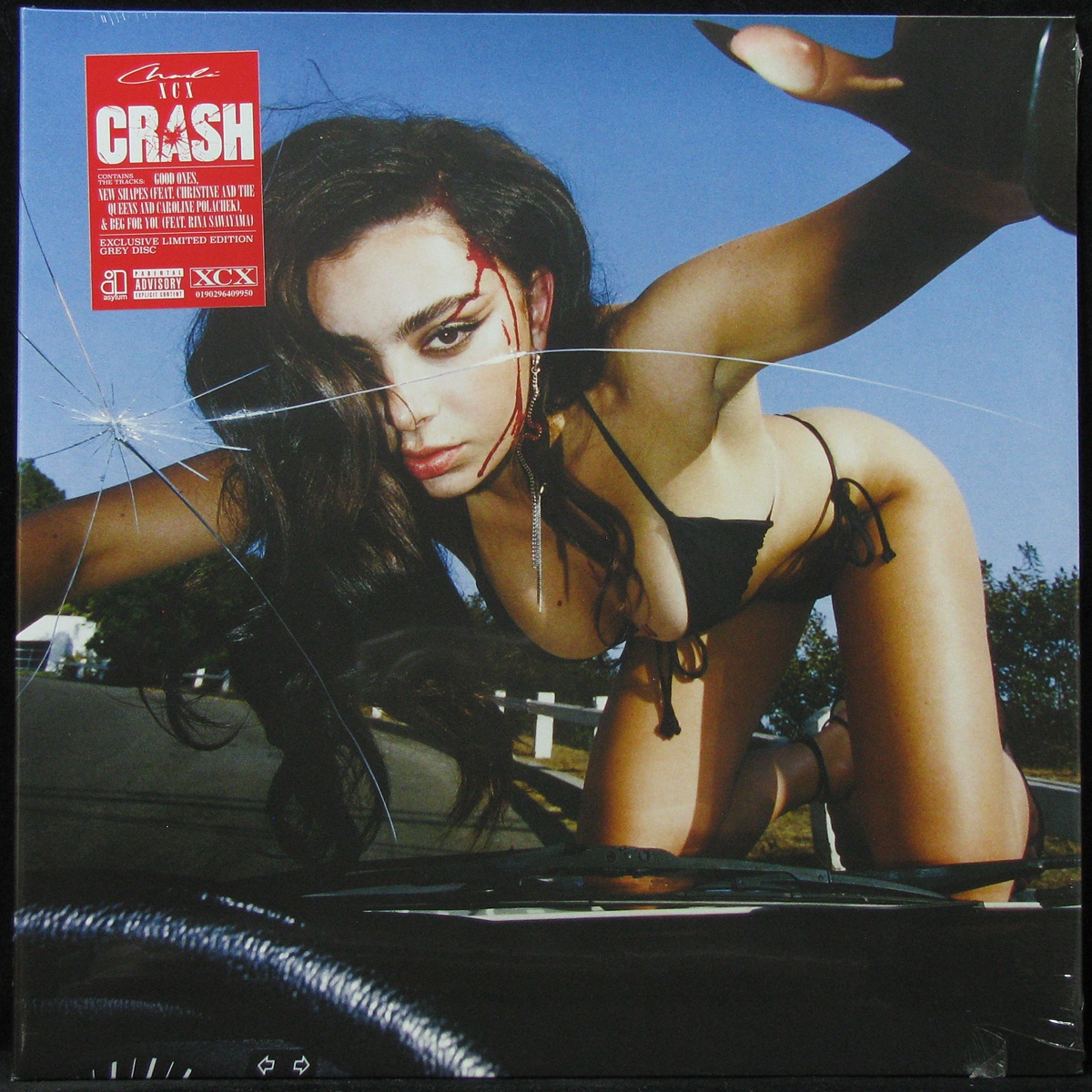 LP Charli XCX — Crash (grey vinyl) фото