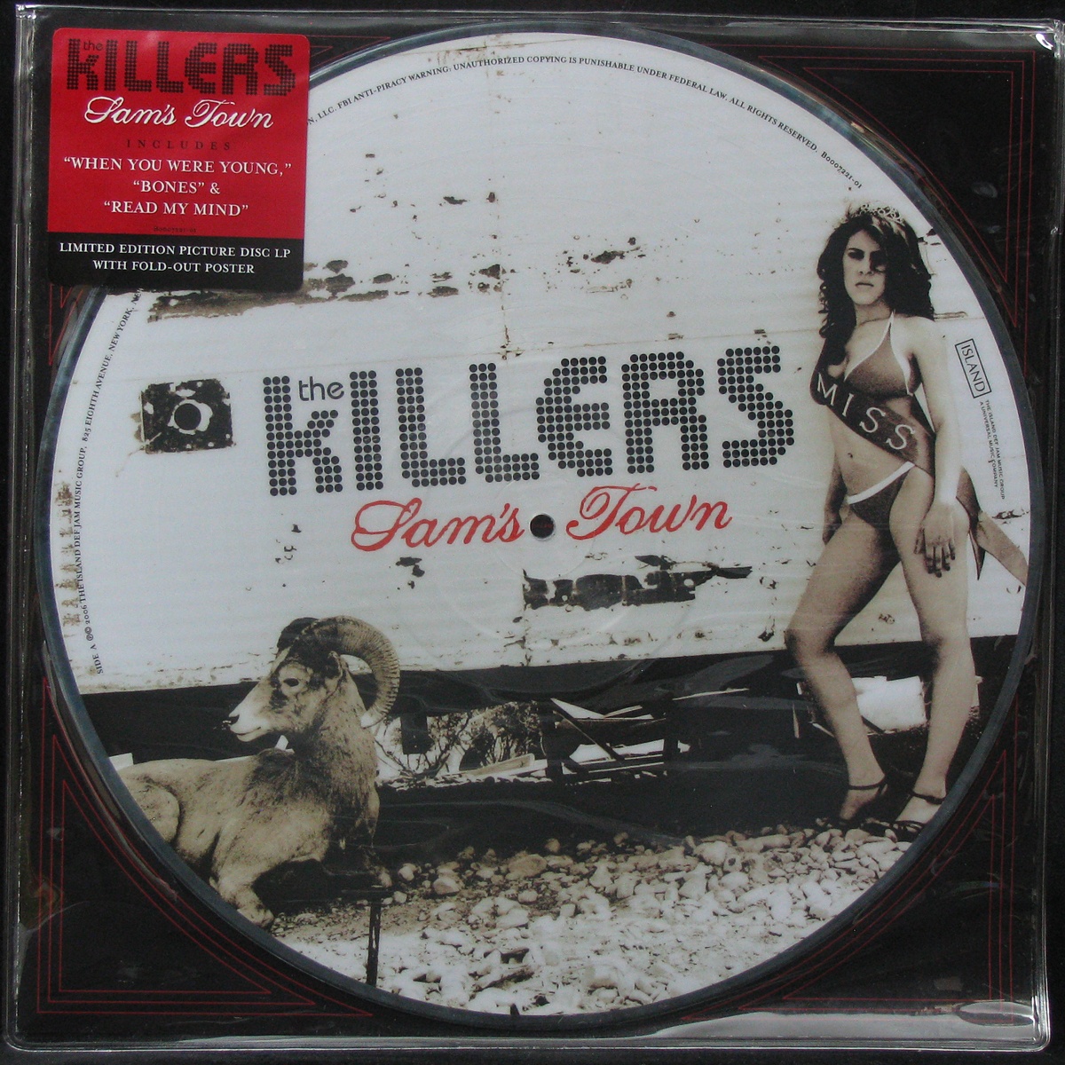LP Killers — Sam's Town (picture disc, + poster) фото