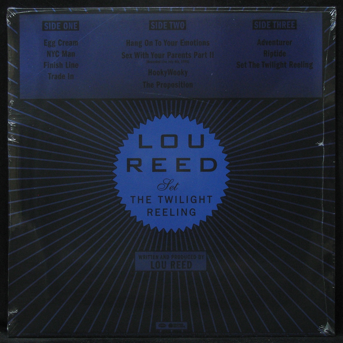 LP Lou Reed — Set The Twilight Reeling (2LP) фото 2