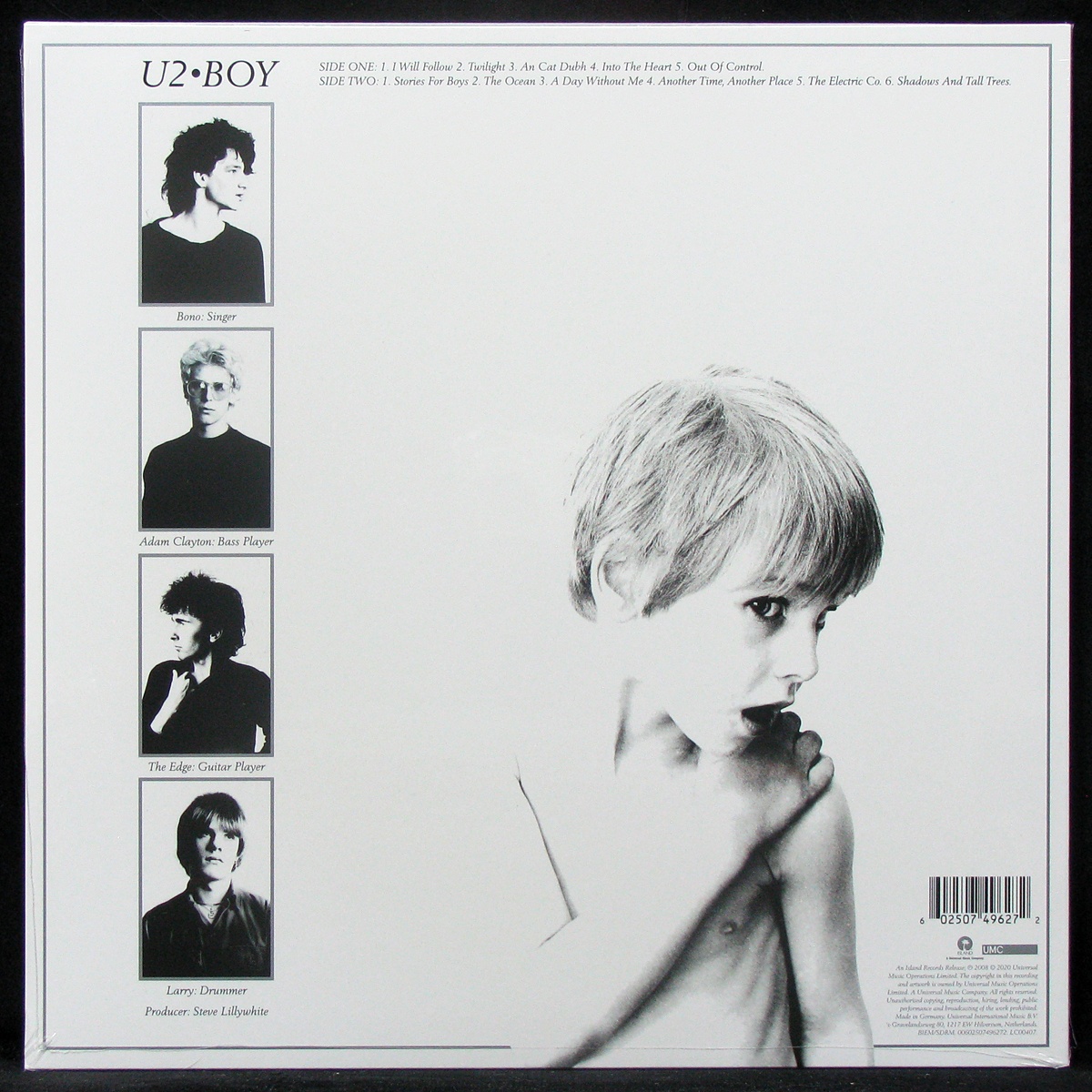 LP U2 — Boy (coloured vinyl, + poster) фото 2