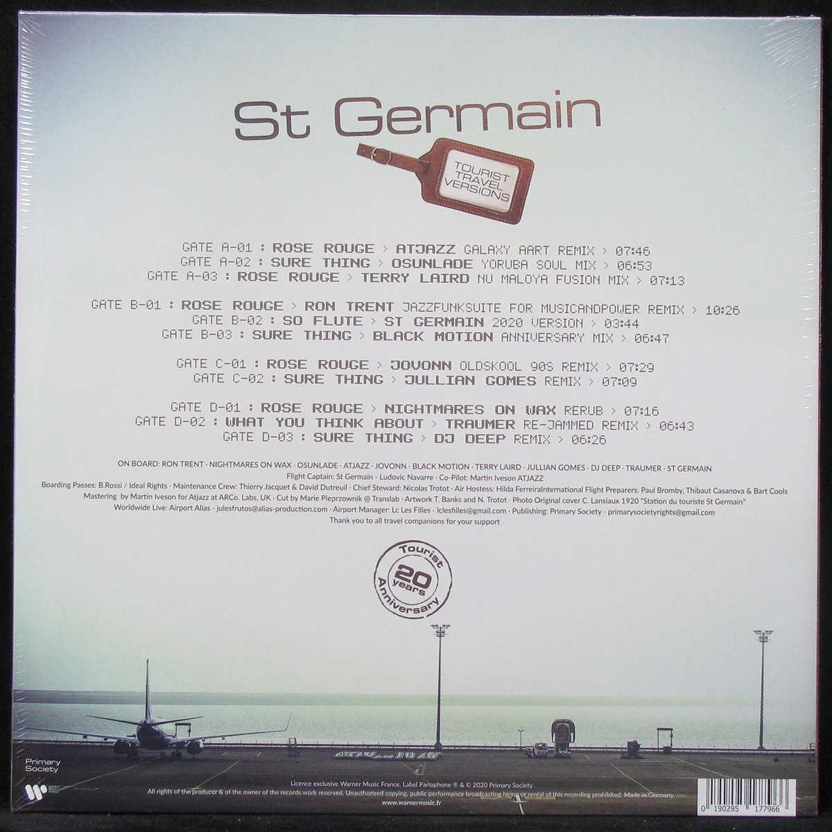 LP St Germain — Tourist Travel Versions (2LP) фото 2
