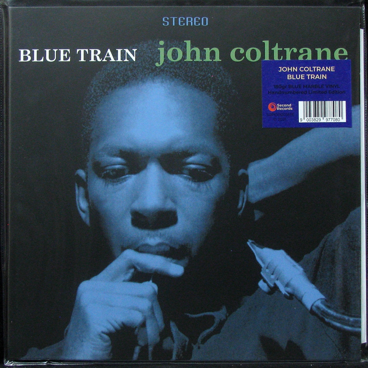 LP John Coltrane — Blue Train (blue marble vinyl) фото