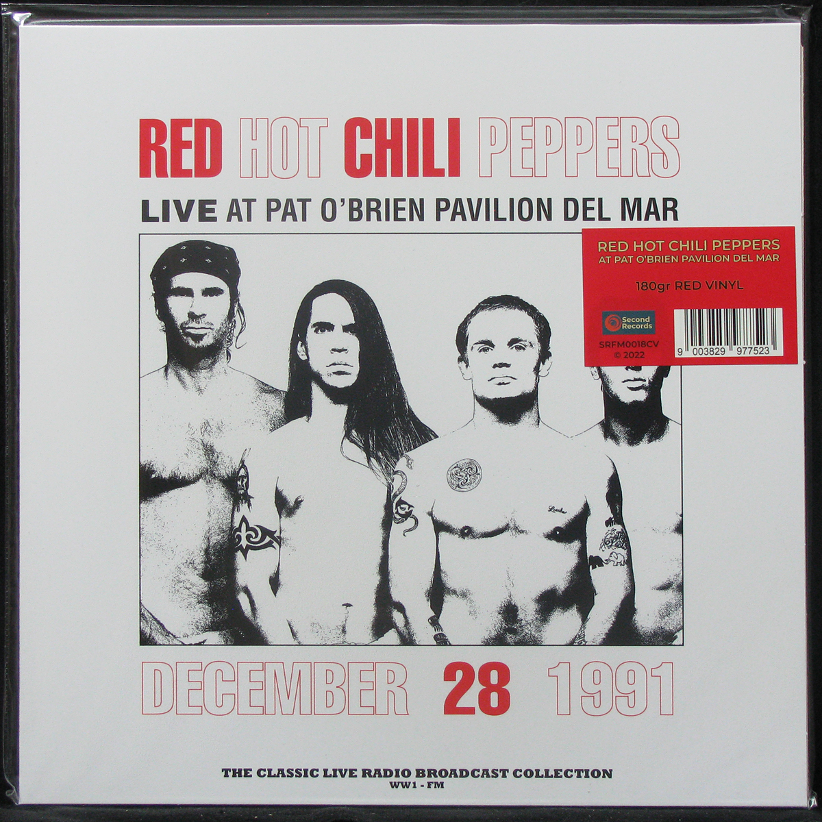 LP Red Hot Chili Peppers — Live At Pat O'Brien Pavilion Del Mar (red vinyl) фото