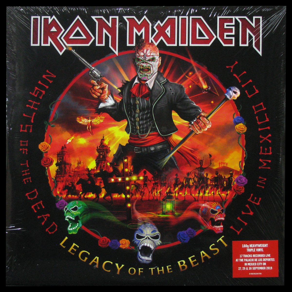 LP Iron Maiden — Nights Of The Dead, Legacy Of The Beast: Live In Mexico City (3LP) фото