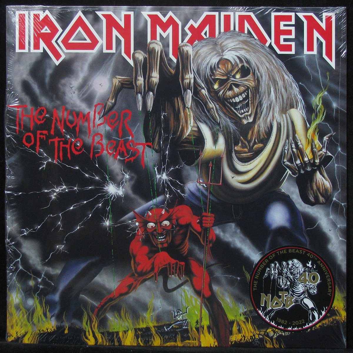LP Iron Maiden — Number Of The Beast фото