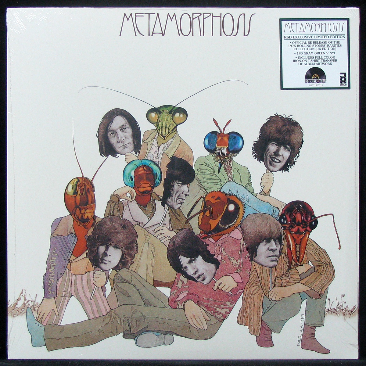 LP Rolling Stones — Metamorphosis (coloured vinyl, + t-shirt print) фото