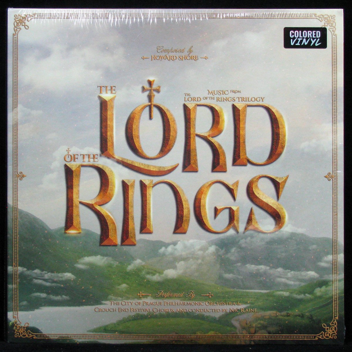 LP Nic Raine / City Of Prague Philharmonic Orchestra — Music From The Lord Of The Rings Trilogy (3LP, coloured vinyl) фото
