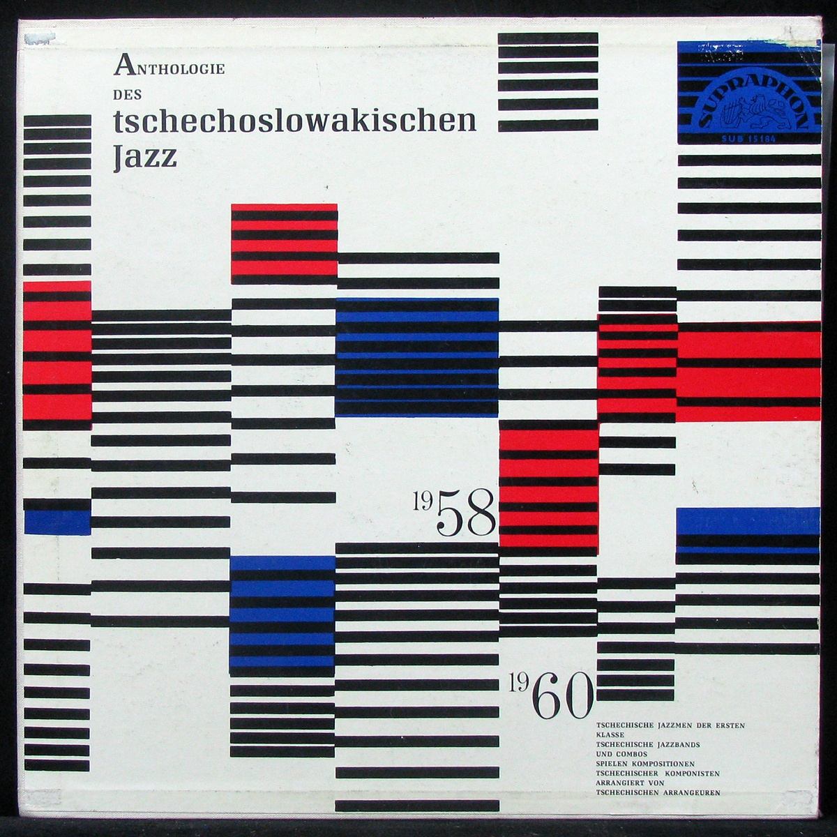 LP V/A — Anthologie Des Tschechoslowakischen Jazz 1958-1960 (coverbooklet) фото