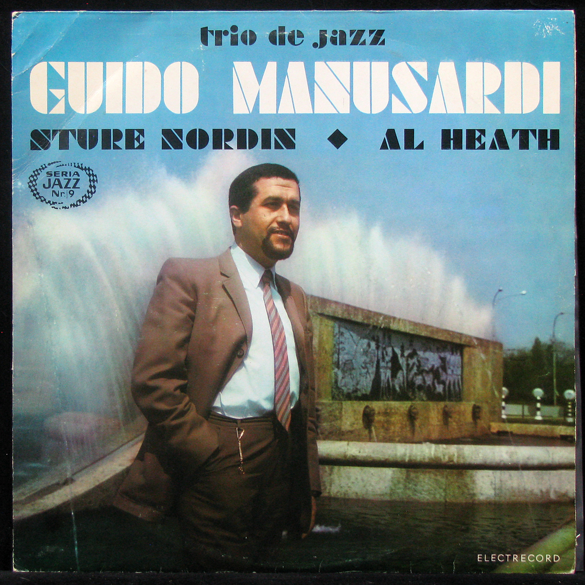 LP Guido Manusardi / Sture Nordin / Al Heath — Trio De Jazz (mono) фото
