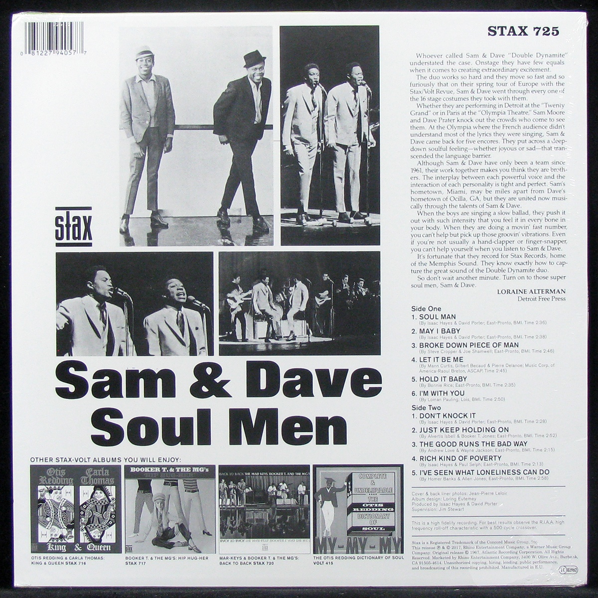 LP Sam & Dave — Soul Men фото 2