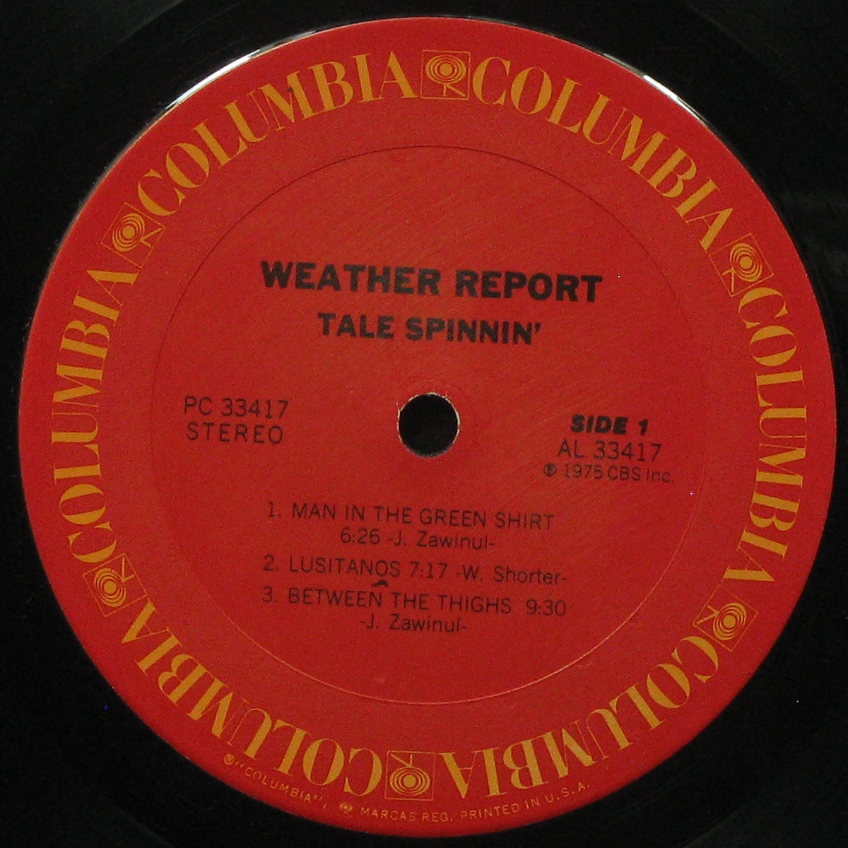 LP Weather Report — Tale Spinnin' фото 2