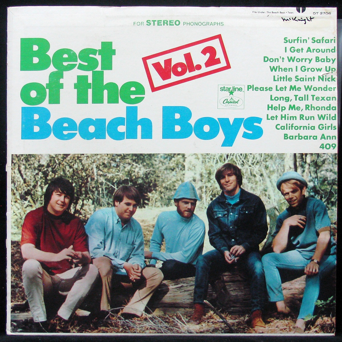 LP Beach Boys — Best Of The Beach Boys Vol.2 фото