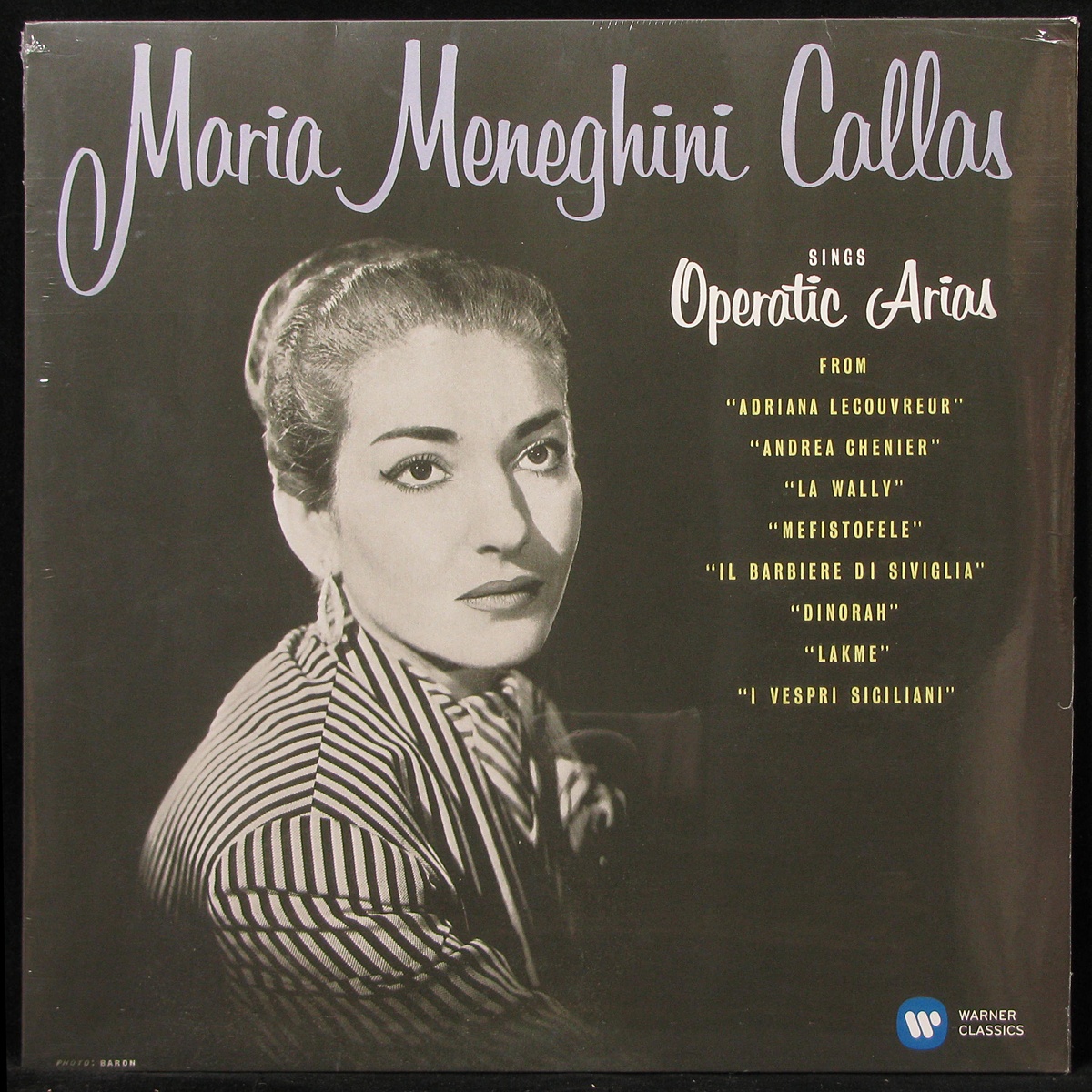 LP Maria Callas — Sings Operatic Arias (mono) фото