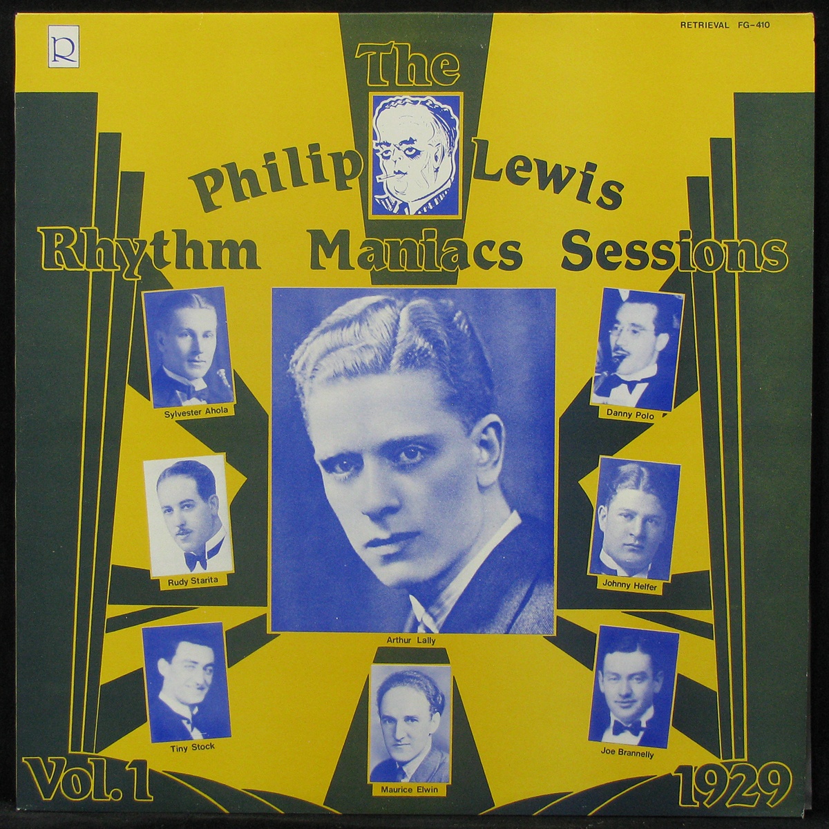 LP Philip Lewis — Philip Lewis Rhythm Maniacs Volume 1. 1929 фото