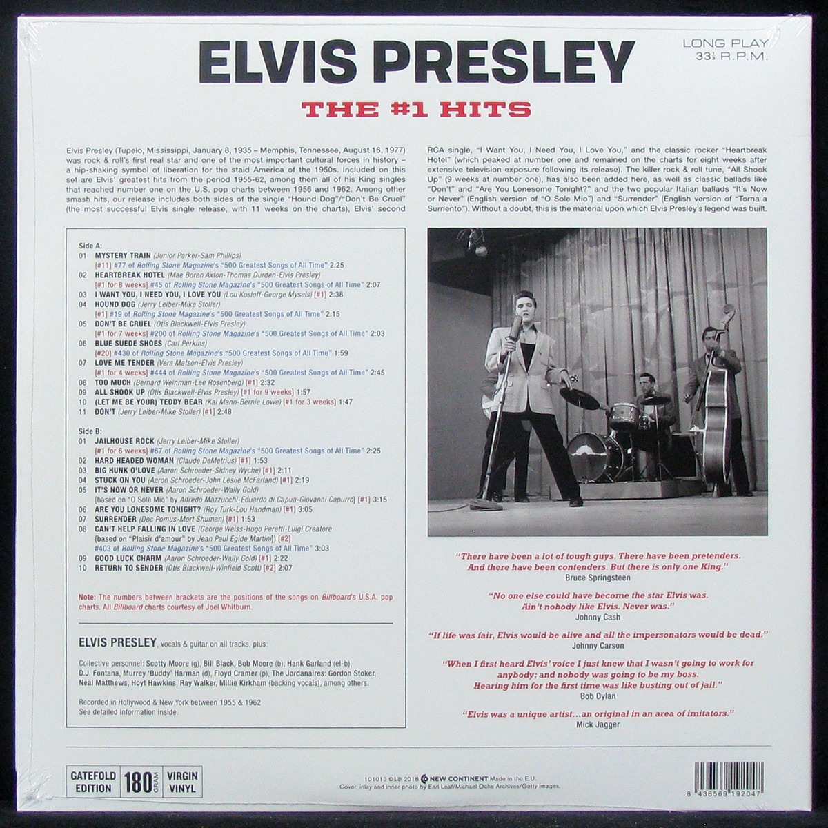 LP Elvis Presley — #1 Hits фото 2