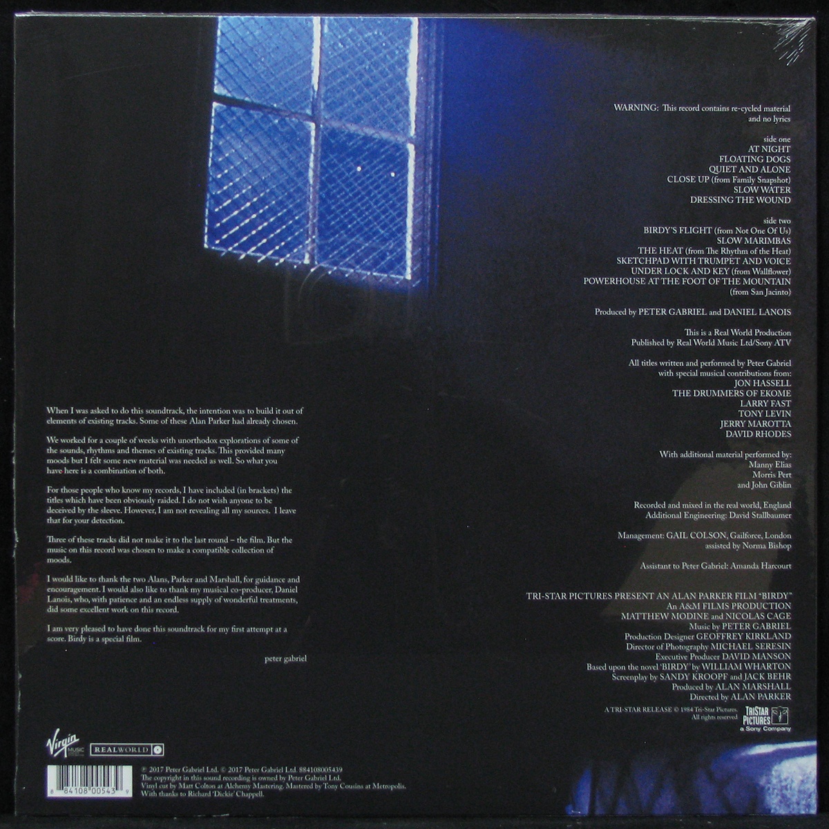 LP Peter Gabriel — Birdy фото 2