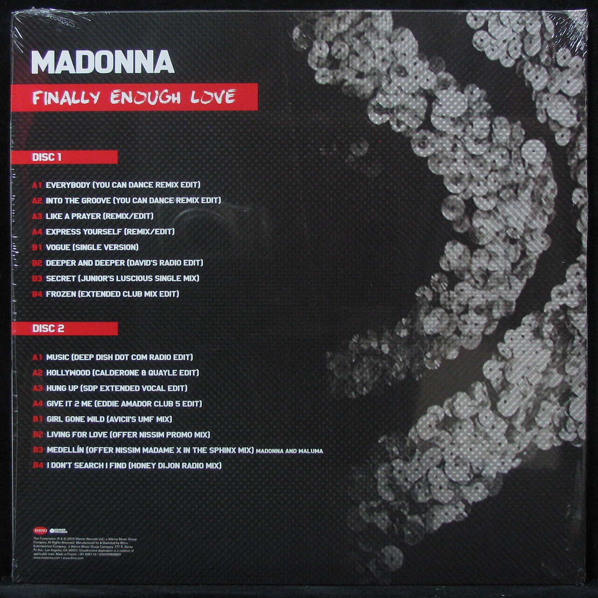 LP Madonna — Finally Enough Love (2LP, red vinyl) фото 2