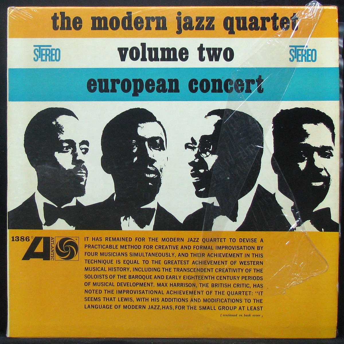 LP Modern Jazz Quartet — European Concert Volume Two фото