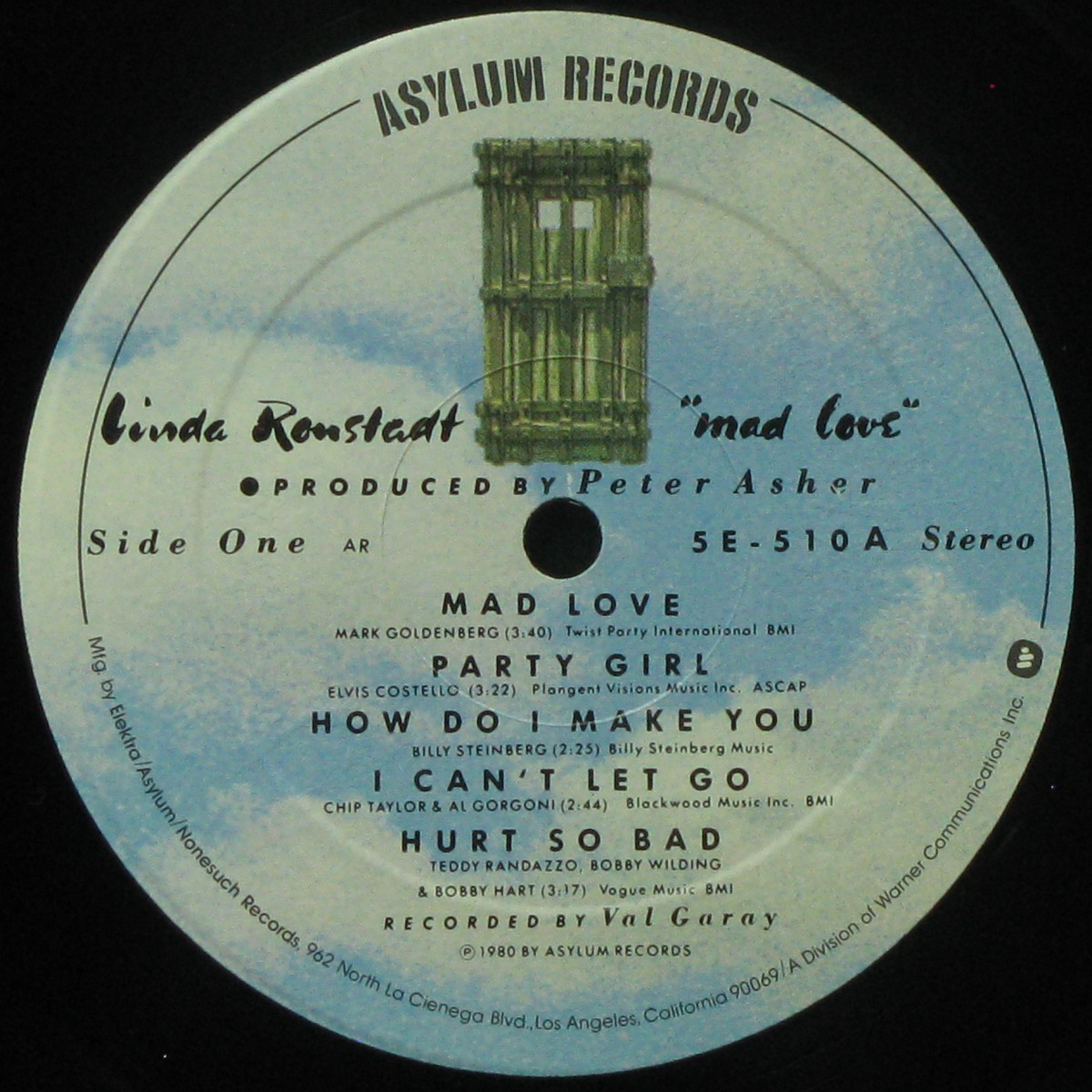LP Linda Ronstadt — Mad Love фото 2