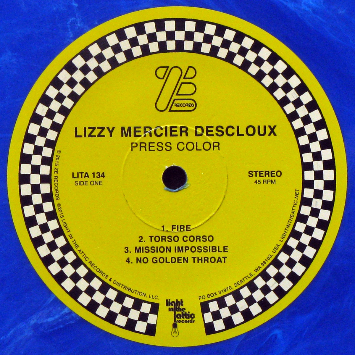 LP Lizzy Mercier Descloux — Press Color (2LP, coloured vinyl, + booklet) фото 4