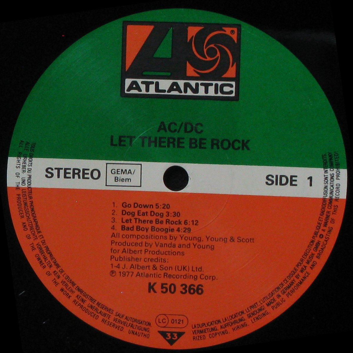 LP AC/DC — Let There Be Rock фото 3