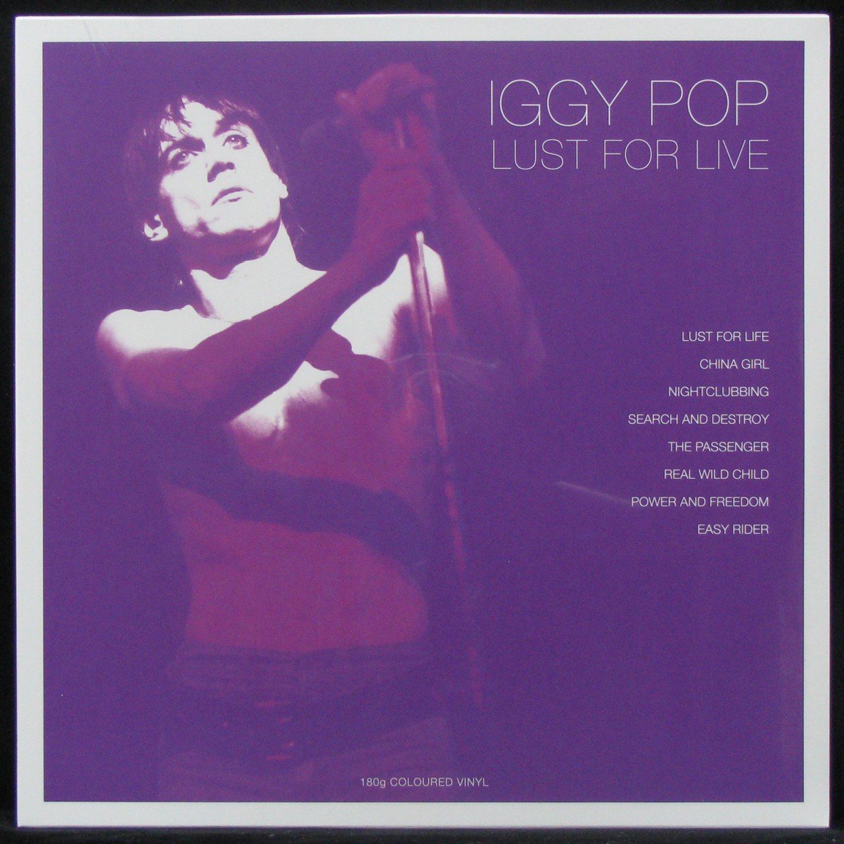 LP Iggy Pop — Lust For Live (coloured vinyl) фото