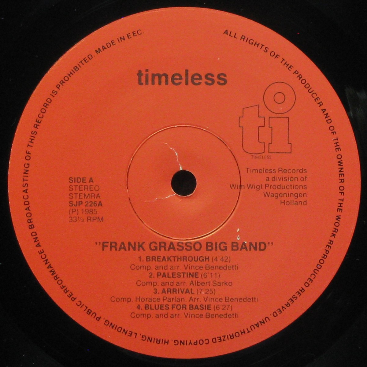 LP Frank Grasso Big Band — Frank Grasso Big Band фото 2