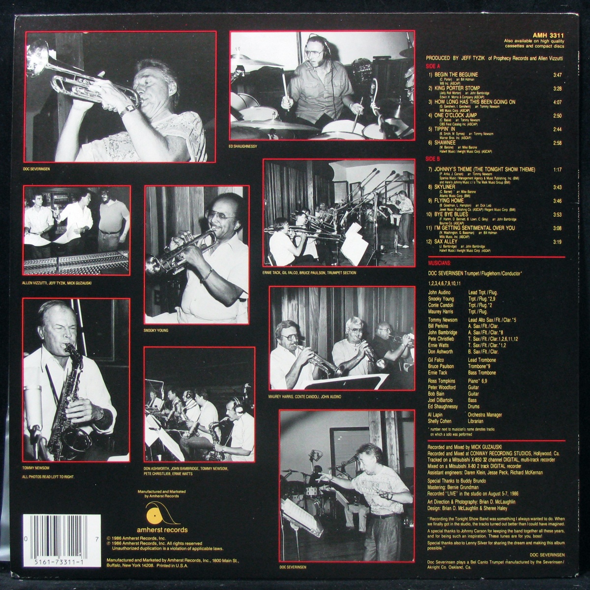 LP Tonight Show Band / Doc Severinsen — Tonight Show Band With Doc Severinsen фото 2