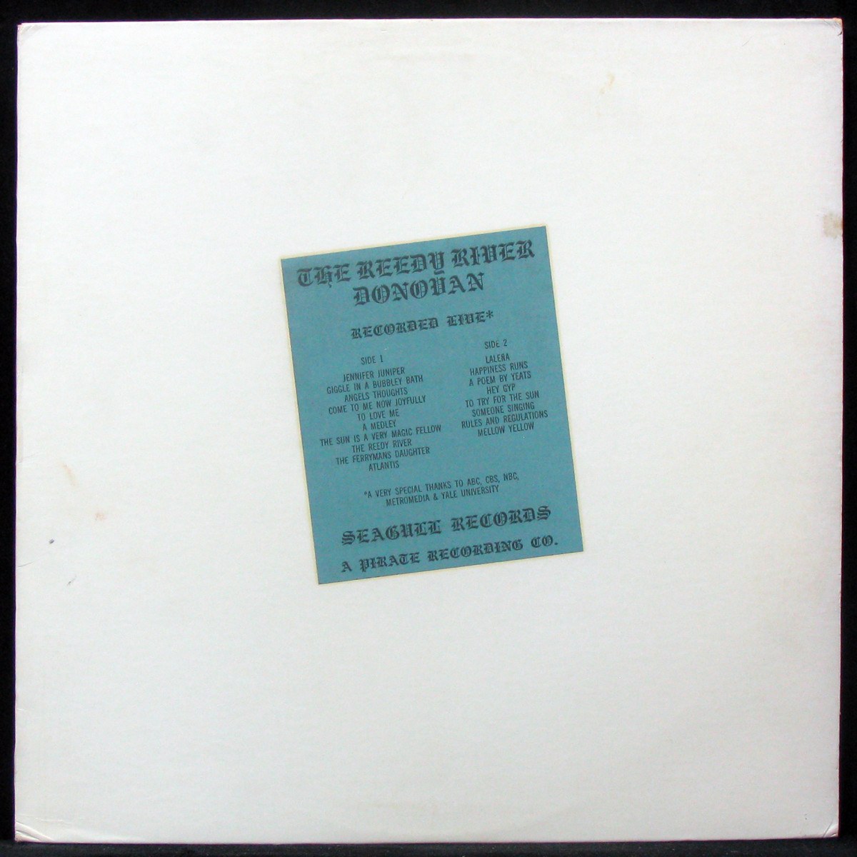LP Donovan — Reedy River (coloured vinyl) фото