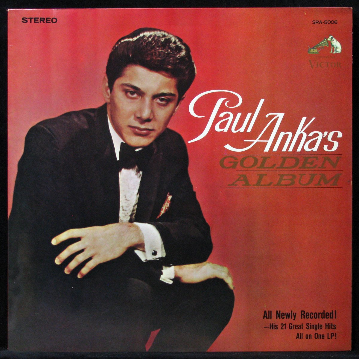 LP Paul Anka — Paul Anka's Golden Album (coverbooklet) фото