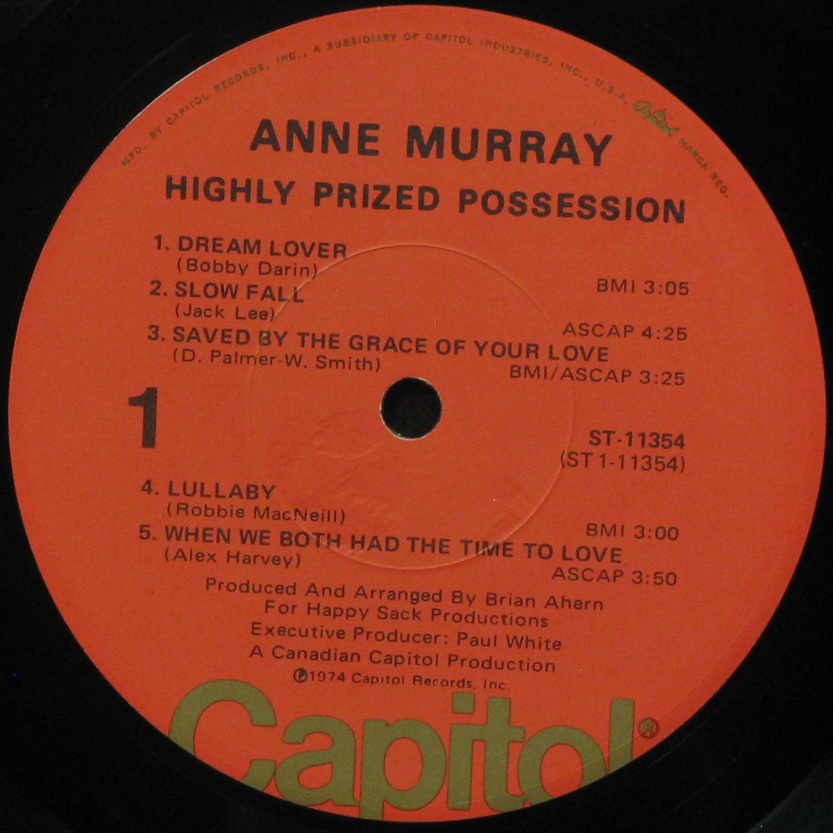 LP Anne Murray — Highly Prized Possession фото 2
