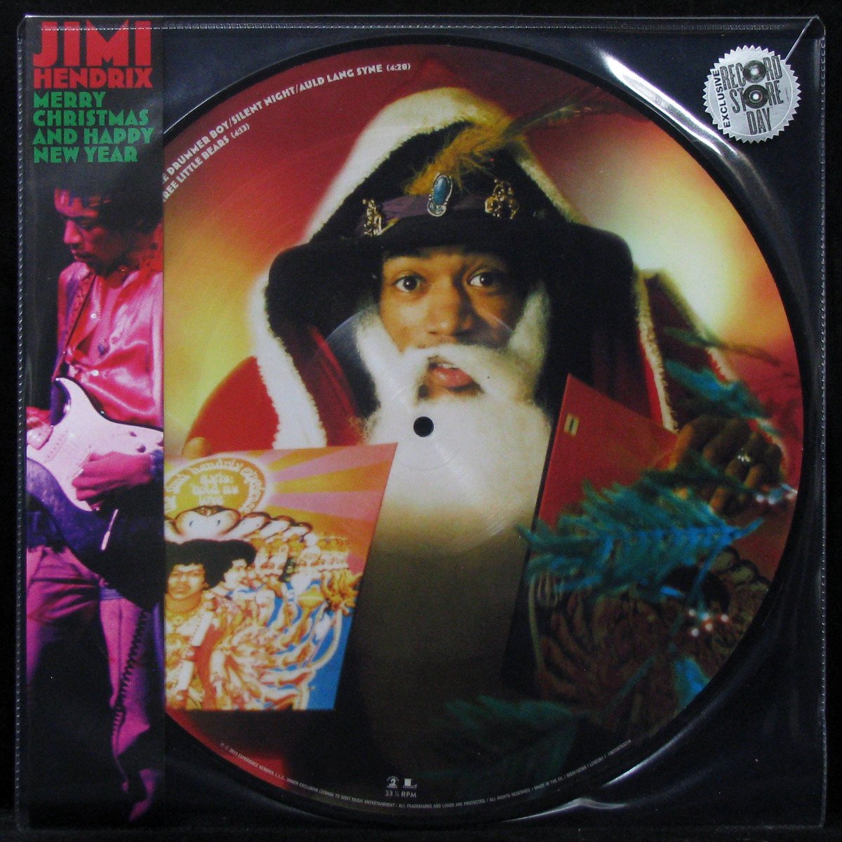 LP Jimi Hendrix — Merry Christmas And Happy New Year (picture disc) фото