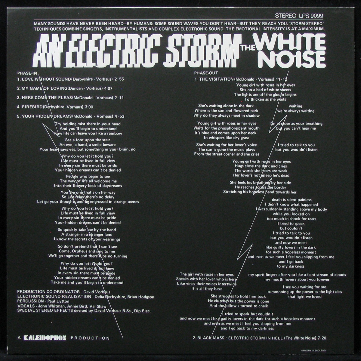 LP White Noise — An Electric Storm фото 2