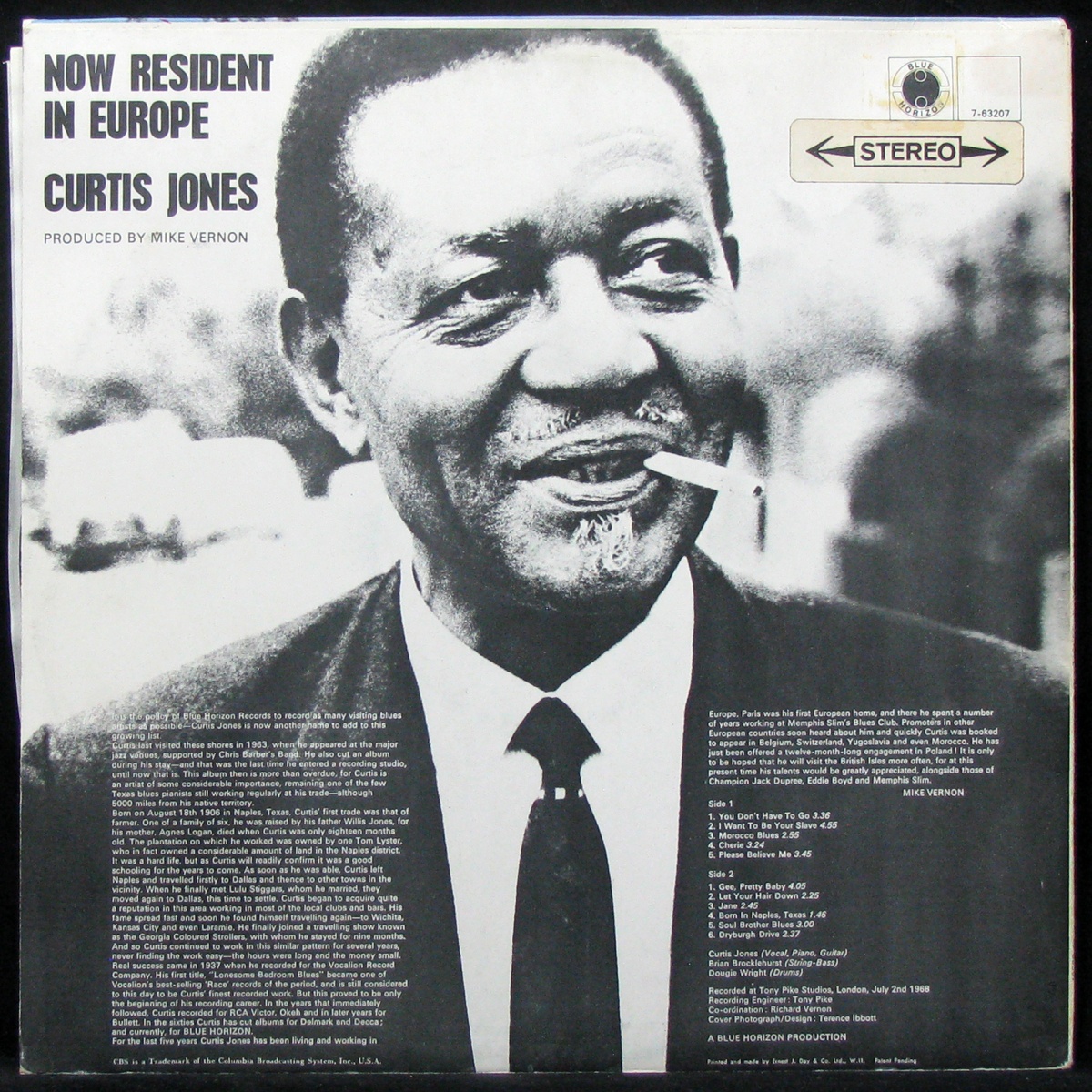 LP Curtis Jones — Now Resident In Europe фото 2