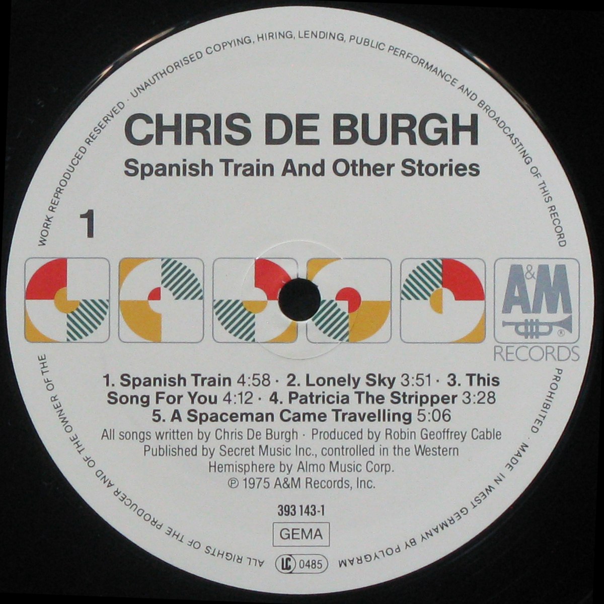 LP Chris De Burgh — Spanish Train And Other Stories фото 2