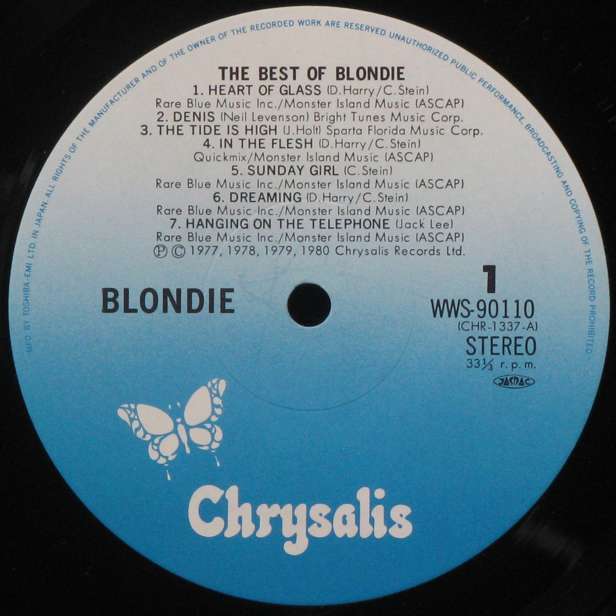 LP Blondie — Best Of Blondie (+ obi) фото 2